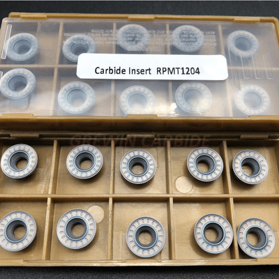 RPMT 1206 Cnc Carbide Insert Turning Tool เคลือบทังสเตนคาร์ไบด์
