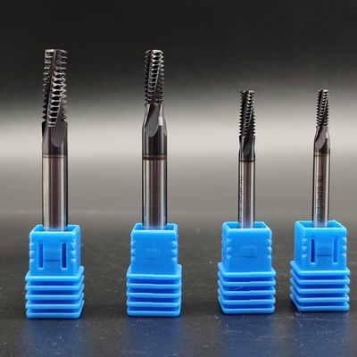 Tialn Coating Solid Carbide All Teeth Thread End Mill M2 M4 M6 M8 M10 สำหรับโลหะ